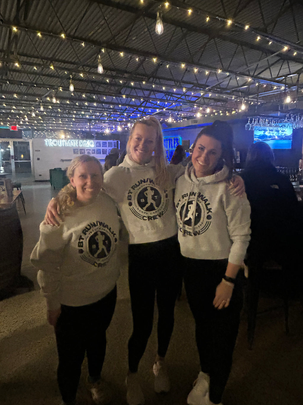 Bottles & Taps Run/Walk Club Crew Fleece